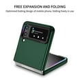 thumbnail image 4 of SaniMore for Samsung Galaxy Z Flip 4 6.7 inch Slim Case, Military Grade Shockproof Hard PC Cover Built-in Invisible Folding Bracket Kickstand Thickened Lens Frame for Samsung Z Flip 4, Green, 4 of 10