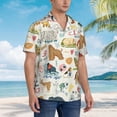 thumbnail image 5 of Bixox Men's Hawaiian Shirts Men's Dogs Funny Pets Print Short-Sleeve Shirt-Large, 5 of 8