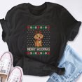 thumbnail image 4 of EcoLoom Merry Woofmas Christmas Sweater Short Sleeve Unisex T Shirt, 4 of 6