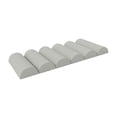 thumbnail image 1 of Soporte lumbar accesorio de almohadas regalos ergonómicos cubierta desmontable de malla transpirable respaldo respaldo cojín de almohada de almohada Gris, 1 of 8