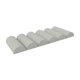 thumbnail image 1 of Soporte de soporte lumbar Cojín de almohada semi cilíndrica múltiple Propósito Montaje ajustable Memoria espuma de cojín de asiento de asiento de Gris, 1 of 8