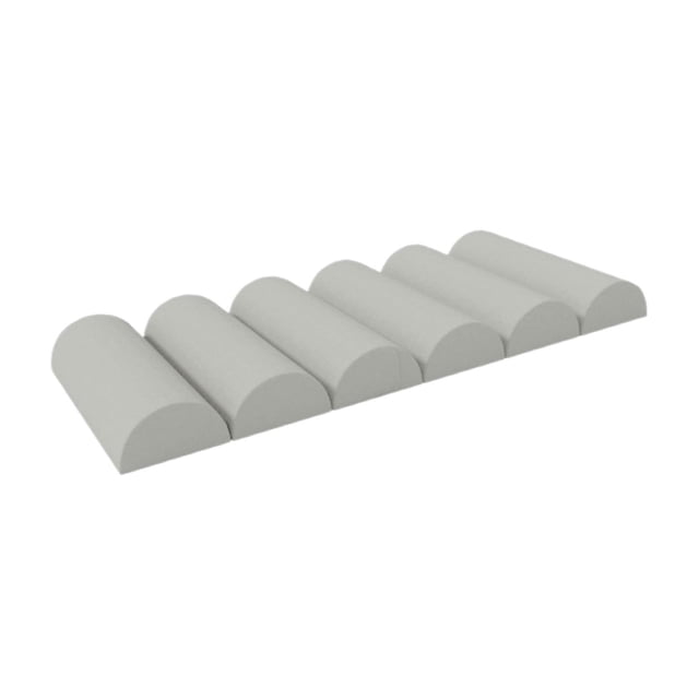 Soporte lumbar accesorio de almohadas regalos ergonómicos cubierta desmontable de malla transpirable respaldo respaldo cojín de almohada de almohada Gris