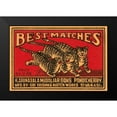 thumbnail image 2 of Phillumenart 24x17 Black Modern Framed Museum Art Print Titled - Three Tiger - Best Matches, 2 of 5