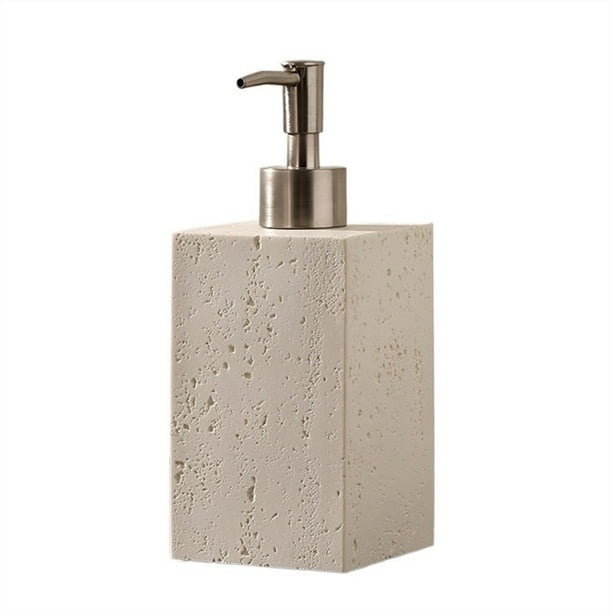 Dispensador de jabón, dispensador de jabón for baño, dispensador de jabón líquido for cocina con bomba de acero inoxidable plateada