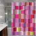 thumbnail image 4 of Fufafayo Waterproof Shower Curtain Set, Bathroom Dry Wet Separation Mat, Modern Bathroom Decor, Non-Slip Floor Mat and Partition for Shower Tub Living Space, 4 of 4