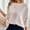 Beige, variant on Olyvenn Womens Waffle Knit Tops 2025 Oversized Long Sleeve Crewneck Shirts Business Casual Blouses Loose Basic Solid Pullover Beige M