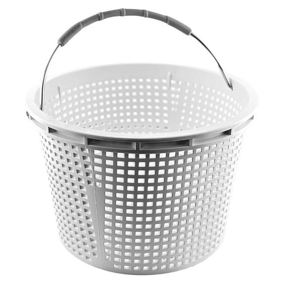 Pool Skimmer Basket Inground - Hayward SP1070 & U-3 Replacement - 316 Stainless Steel Handle, Brass Weighted - Heavy Duty Pool Filter Basket