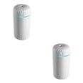 thumbnail image 1 of Cateissary Humidificador de aire de 450ml, difusor de 5V, luz nocturna, Aroma, baño, coche, escritorio, rociador, atomizador, accesorios, rosa Blanco 2piezas Cateissary CBP271116, 1 of 5
