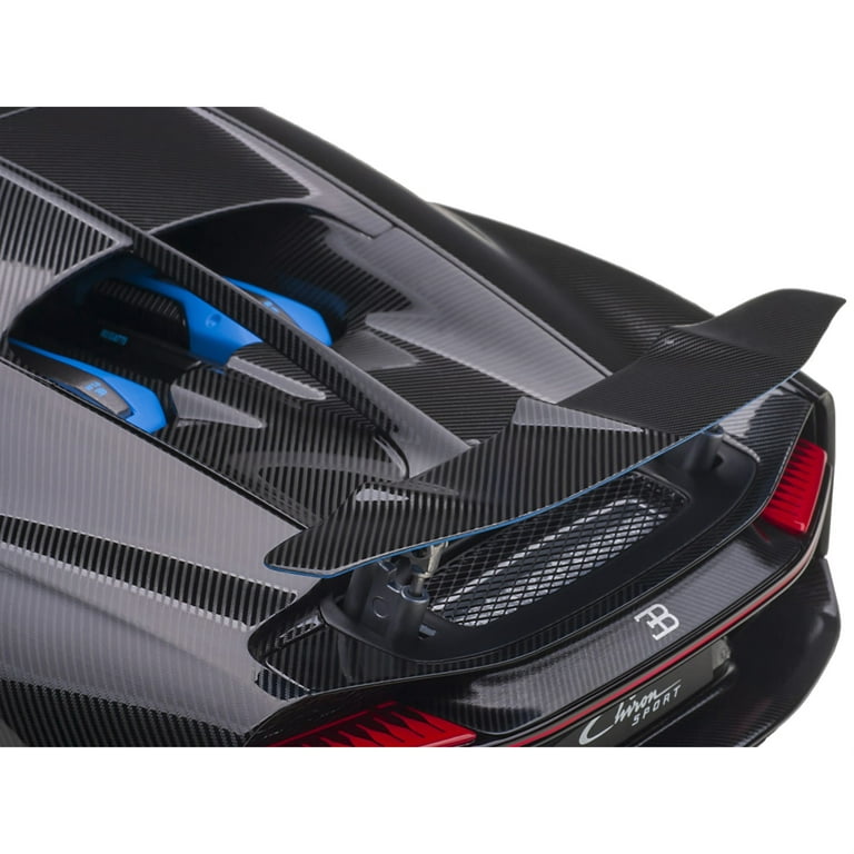 Bugatti Chiron Sport 2019 french racing blue/carbon 1:18