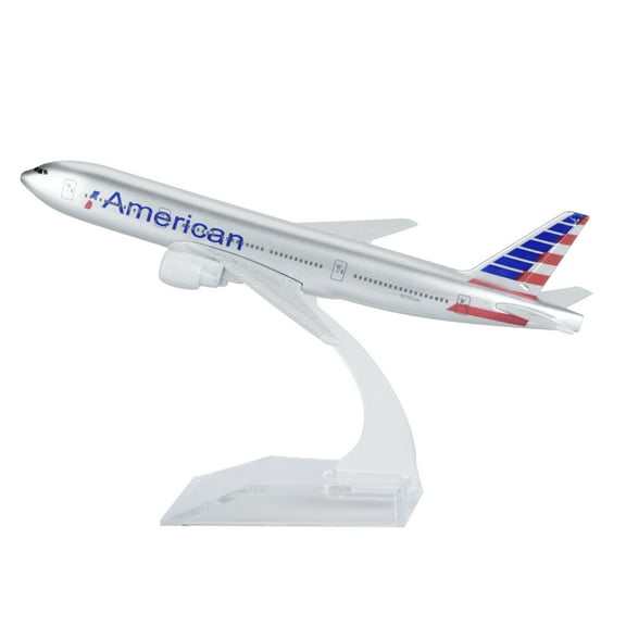 1:400 Alloy American B777 Aircraft Model Simulation Fighter Aviation Science Exhibition Model