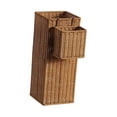 thumbnail image 3 of Umbrella Stand Storage Basket Tall Square Imitation Rattan PE Material for Hotel Lobby Office Entry, 3 of 7