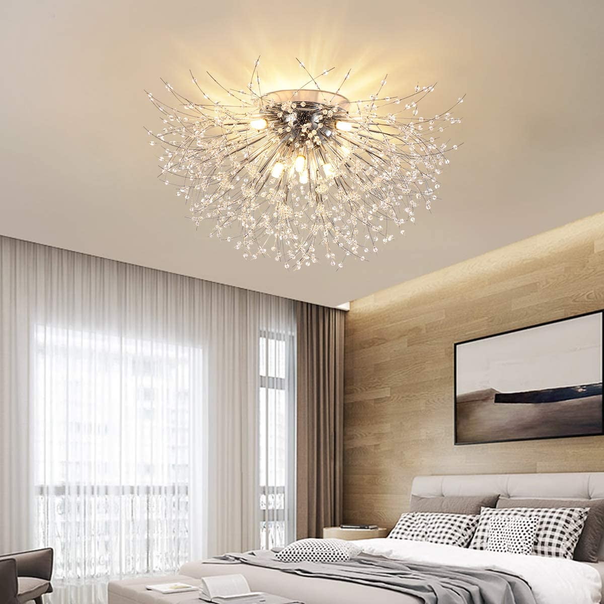Sputnik Firework Chandeliers, LED 