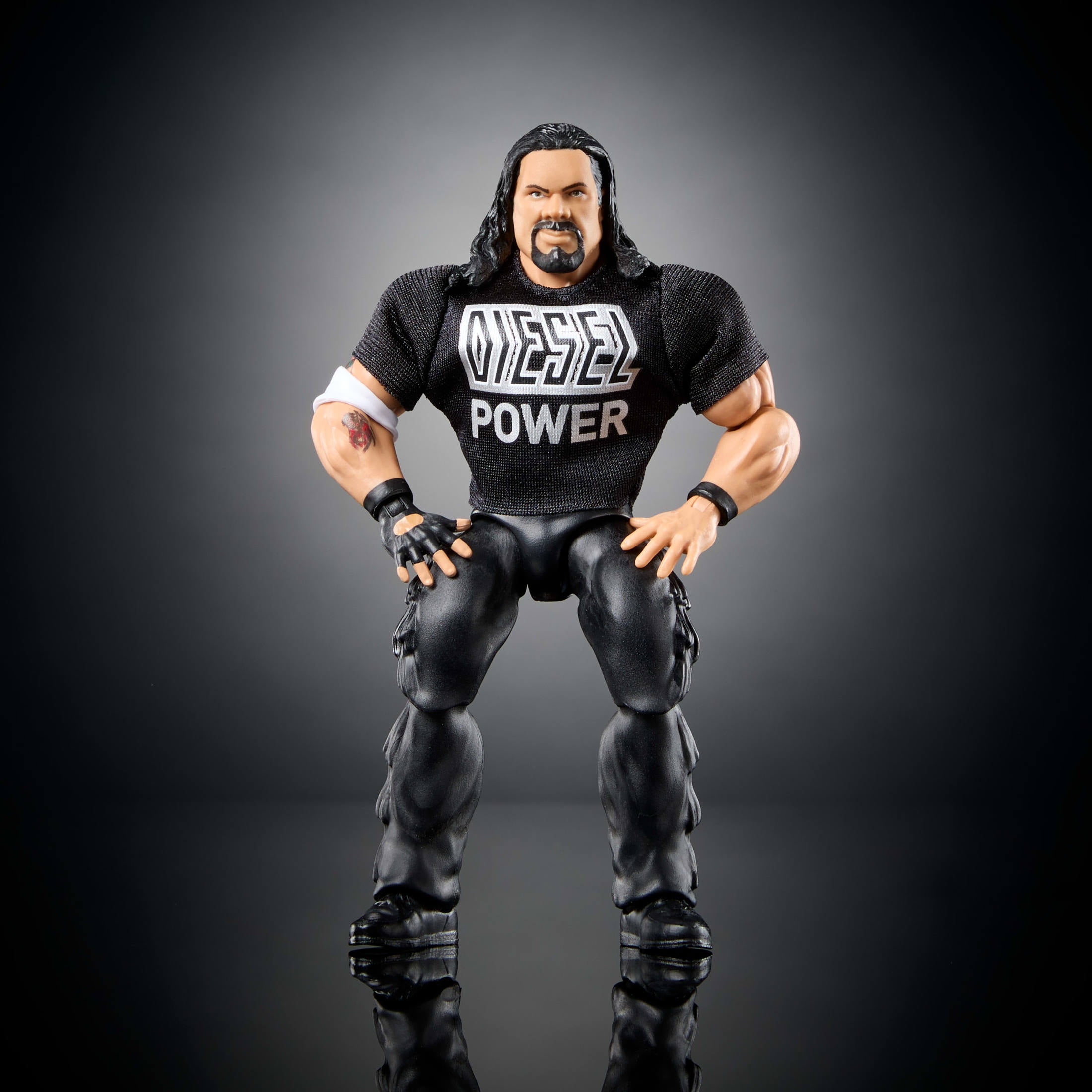 WWE Superstars Diesel Action Figure & Accessories, Series 14 Retro 6-inch Collectible Set