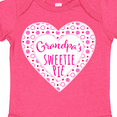 thumbnail image 4 of Inktastic Grandpa's Sweetie Pie with Pink Hearts Boys or Girls Baby Bodysuit, 4 of 5