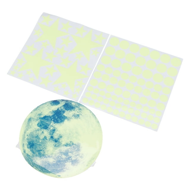 Calcomanías de Pared que Brillan en la Oscuridad Pegatinas de Pared que Brillan en la Oscuridad Calcomanías de Pared Luminosas Estrella Punto Calcomanías de Pared Decoración ANGGREK Otros