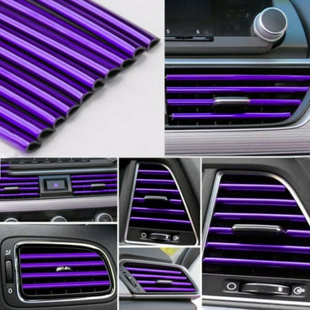 

10-20 Car Air Conditioner Air Outlet Decoration Strip Cover Interior Accessories