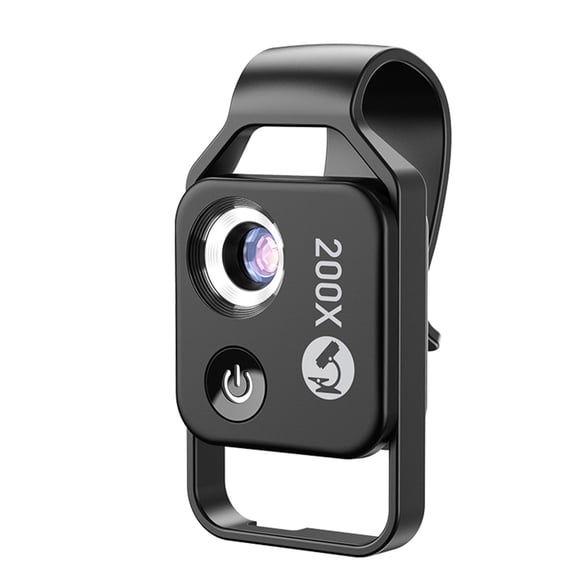 Luckyn 200X Cell Phone Microscope & Digital Magnifier Compatible with Any Smartphone