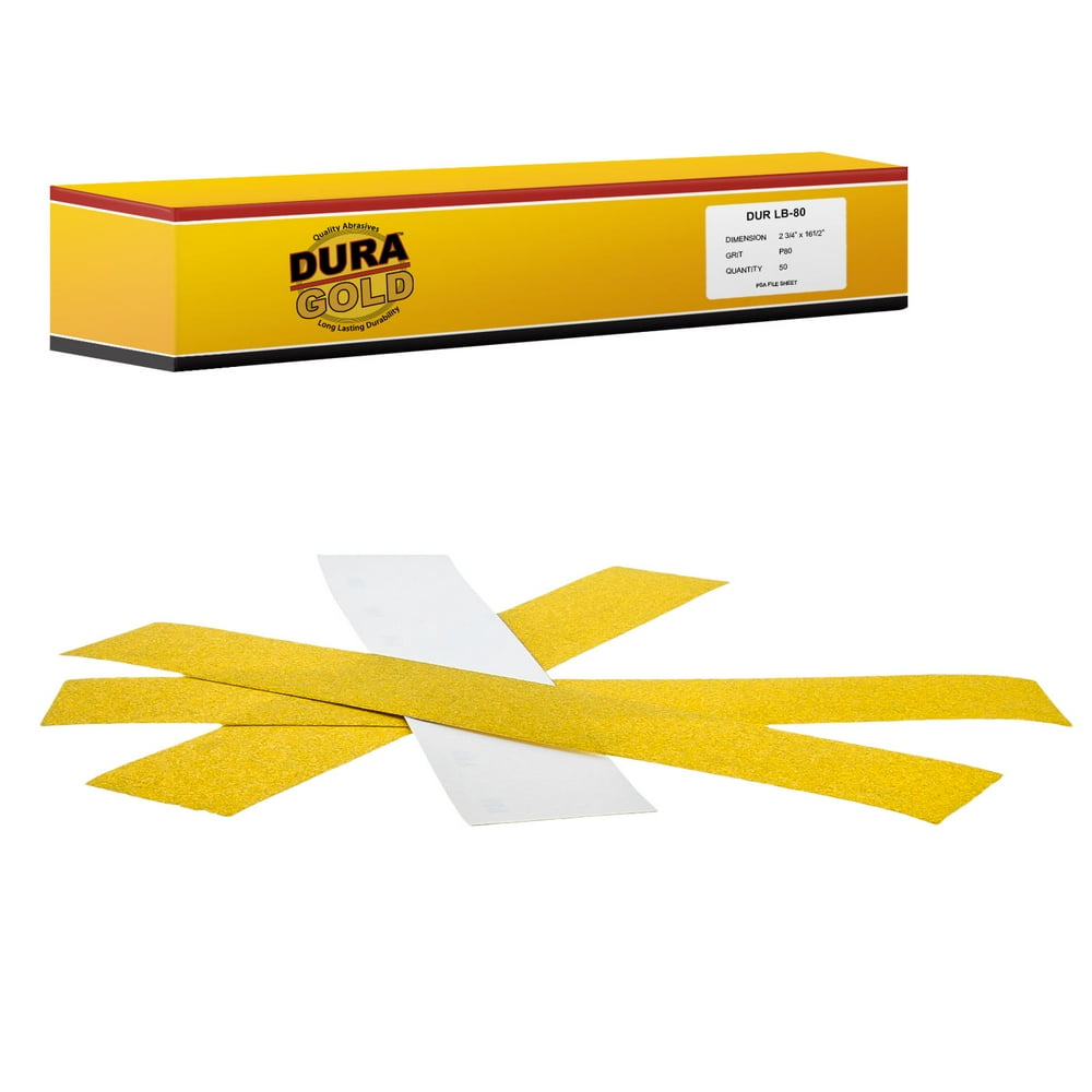 DURAGOLD 80 PSA Longboard Sandpaper Block Sand Sheets Sander Sanding