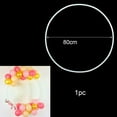 thumbnail image 6 of Joernso 1 Set Garland Stand Easy to Assemble Multi-functional PVC Round Circle Balloon Flower Arch Stand Kit for Wedding, 6 of 8