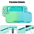 thumbnail image 4 of TSV Cover Case Fit for Nintendo Switch Lite, Hard PC Protective Case with Ergonomic Grip, Screen Protector, Thumb Grip Caps, Shockproof Anti-Scratch Non-Slip, 4 of 8
