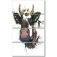 thumbnail image 2 of Magnifique Graphique Aquarelle de Chat - Art Mural sur Toile d'Animal, 2 of 3