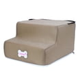 thumbnail image 3 of thinson Pet Stair Steps Foldable Washable Dog Pet Steps for Car Boot Injured Pets camel, 3 of 9