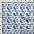 thumbnail image 3 of oneOone Cotton Poplin Medium Blue Fabric Block Sewing Fabric By The Yard Printed Diy Clothing Sewing Supplies 56 Inch Wide-RXE, 3 of 4