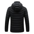 thumbnail image 5 of Zpanxa Heated Jackets for Women, Heated Coats for Men, Heated Jacket with 3 Heating Levels 17 Heating Zones, Unisex Warm Heated Clothes Coats for Outdoor Riding Skiing Fishing Black XXL, 5 of 5