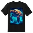 thumbnail image 2 of Plus Size Shirt for Women Black Tops for Women Short Sleeves Shirt for Women Turtle T Shirt Crewneck Shirt for Women XL, 2 of 5