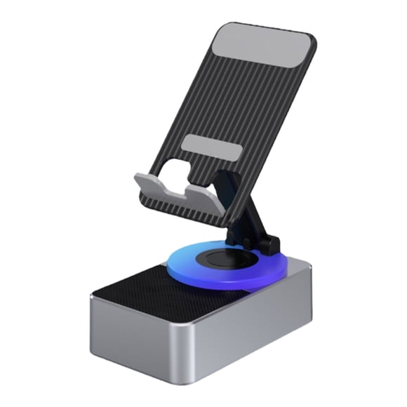 Pisexur - Soporte para teléfono móvil 3 en 1, giratorio, plegable, para transmisión en vivo, para escritorio, tableta, multifuncional, para niños y niños. Organizador de electrónica.