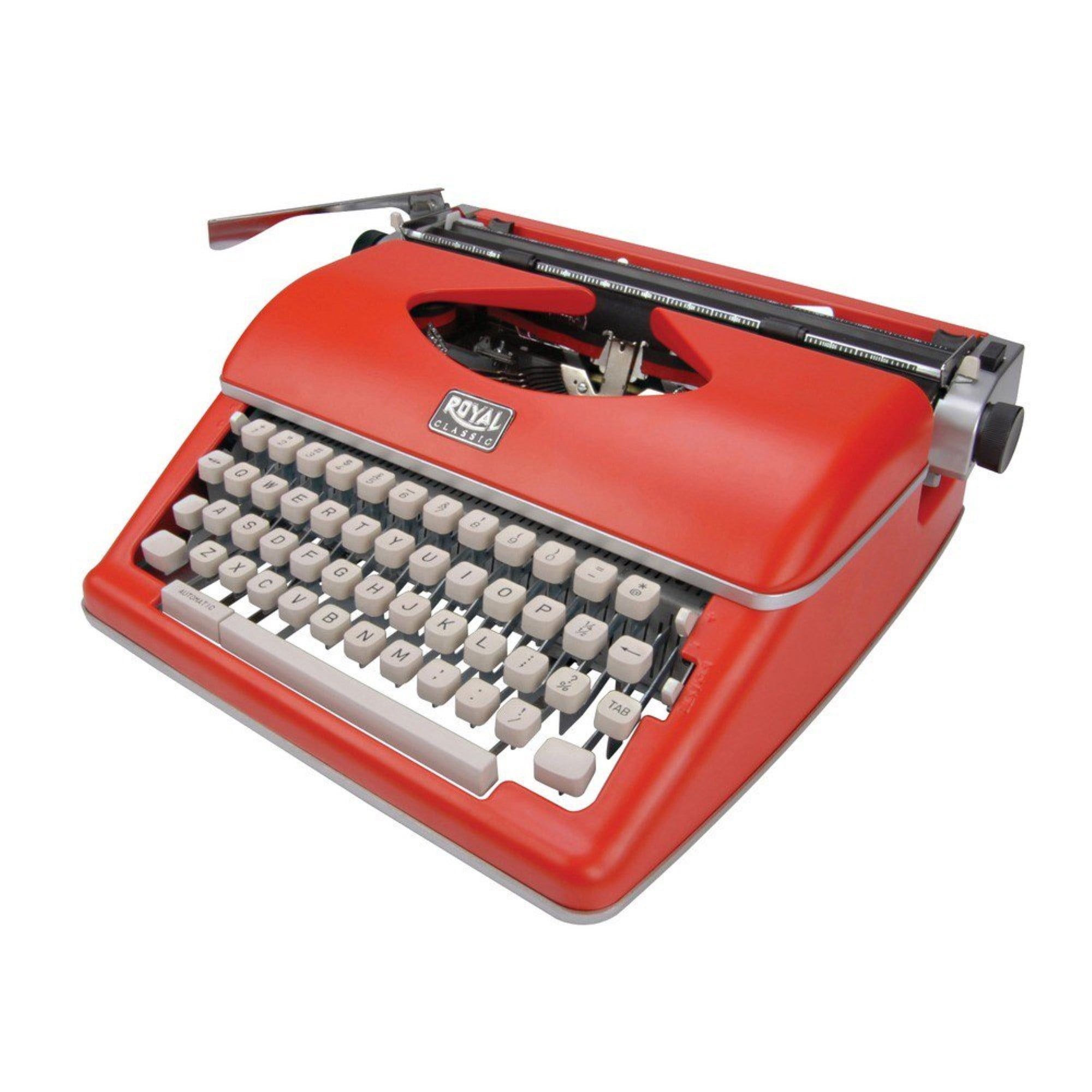 Royal 79120q Classic Manual Typewriter Red Full Sized Keyboard 44 Keys Retro 