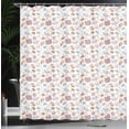 thumbnail image 3 of Ambesonne Fashion Shower Curtain, Lady Handbags Accessories, 69"Wx75"L, Pastel Brown Soft Blue, 3 of 4