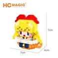thumbnail image 1 of GloryStar Mini Building Blocks HC Magic Cartoon Animation Series Educational Figure Toys hc-2118 girl, 1 of 8
