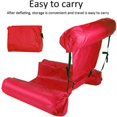 thumbnail image 4 of ShenMo Pool Hammock Reclining Armchair Floating Pool Inflatable Chair Floating Water Floating Water Hammock Floating Adult Floating Pool - Red (100x200cm), 4 of 5