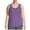Purple, variant on Women's Plus Size Tank Top Cotton Blend Sleeveless Crew Neck T-Shirts Tops Casual Tees Tunics Shirts