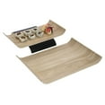 thumbnail image 3 of HUBERT® Serving Tray Wood-Look Melamine White and Light Brown - 14 1/8" L x 10 1/8" W x 1 1/5" H, 3 of 7