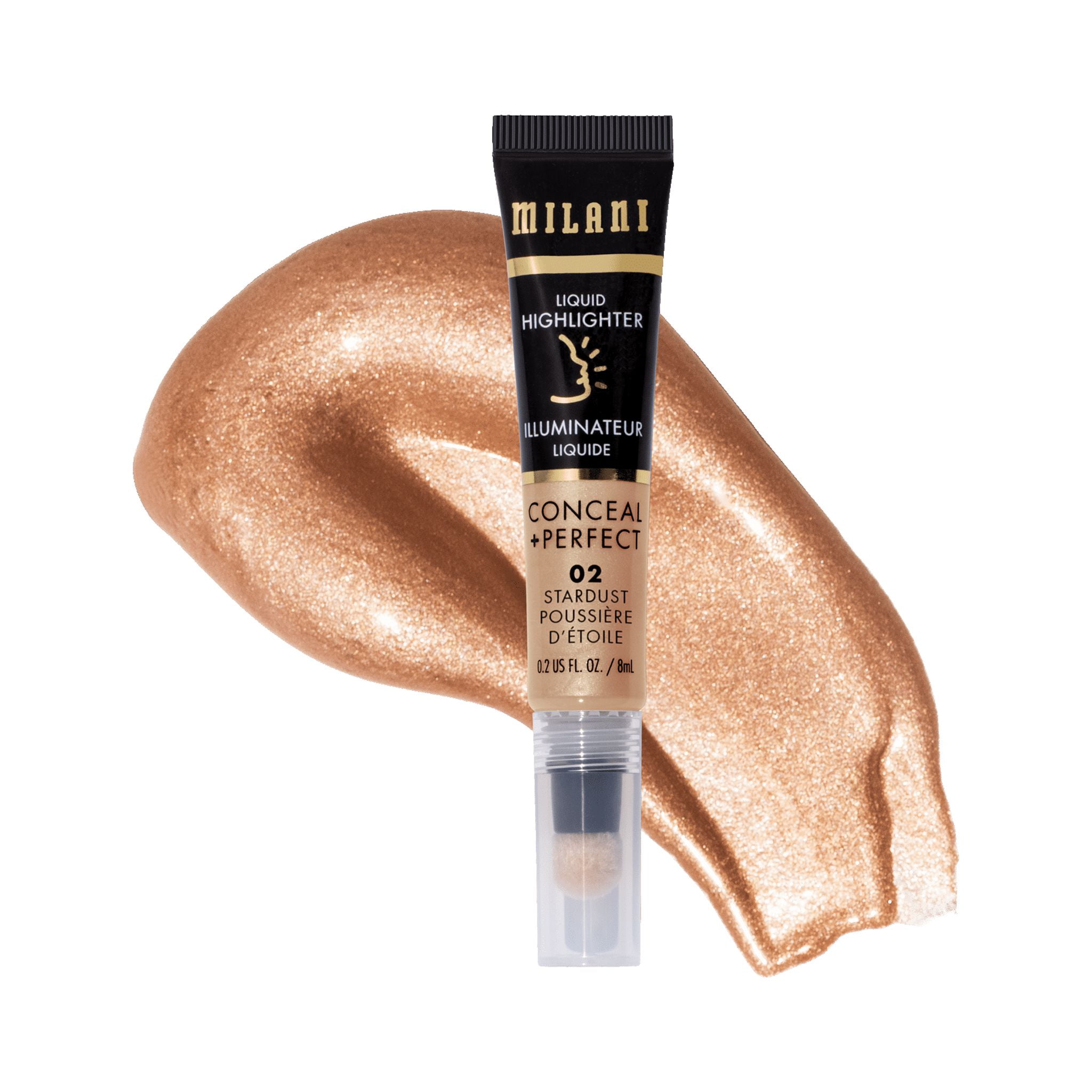 Milani Conceal + Perfect Liquid Highlighter, Stardust
