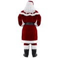 thumbnail image 4 of Deluxe Santa Costume for Men Santa Claus Suit 12pcs. Adults Christmas Jacket -XXXL, 4 of 9