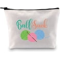 thumbnail image 4 of Zuo Bao Knitting Project Bag My Ball Sack Knitting Humor Gift Yarn Bag Knitting Bag Mothers Day Gift (Ball Sack White Bag), 4 of 7