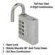 thumbnail image 3 of Candado Combinación Master Lock Aluminio Personalizable, 3 of 5