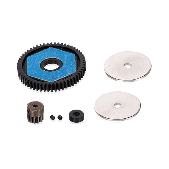 56T Spur Gear 13T Motor Gear Gearbox Transmission Gears Set for 1/10 RC Crawler Car Axial SCX10 SCX10 II Upgrade Parts
