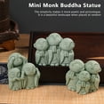 thumbnail image 3 of Decoración de Estatua de Buda Linda Estatuilla de Monje con Estatua de Buda Riendo para Pecera Acuario Hogar y Jardín ANGGREK Otros, 3 of 8