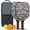 Pioneer Flower Floral-3, variant on Pickleball Paddles Set,Pioneer Flower Floral Print Pattern Fiberglass Surface Pickleball Racket Set with 2 Indoor Outdoor Pickleball Balls and Pickleball Bag,Pickle-ball Equipment