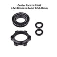 thumbnail image 1 of MTB Bicycle Disc Brake Hub Adapter Center Lock To 6 Bolt Boost Hub Spacer 15x100 To 15 X 110 Front Rear Washer 12x148 Thru Axle ,Long Lasting, 1 of 6