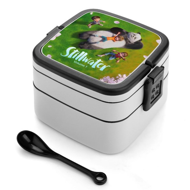 Stillwater Fiambrera de Doble Capa, Contenedor de Almuerzo Portátil Apilable, Almacenamiento de Alimentos Hermético a Prueba de Fugas, 1000ml