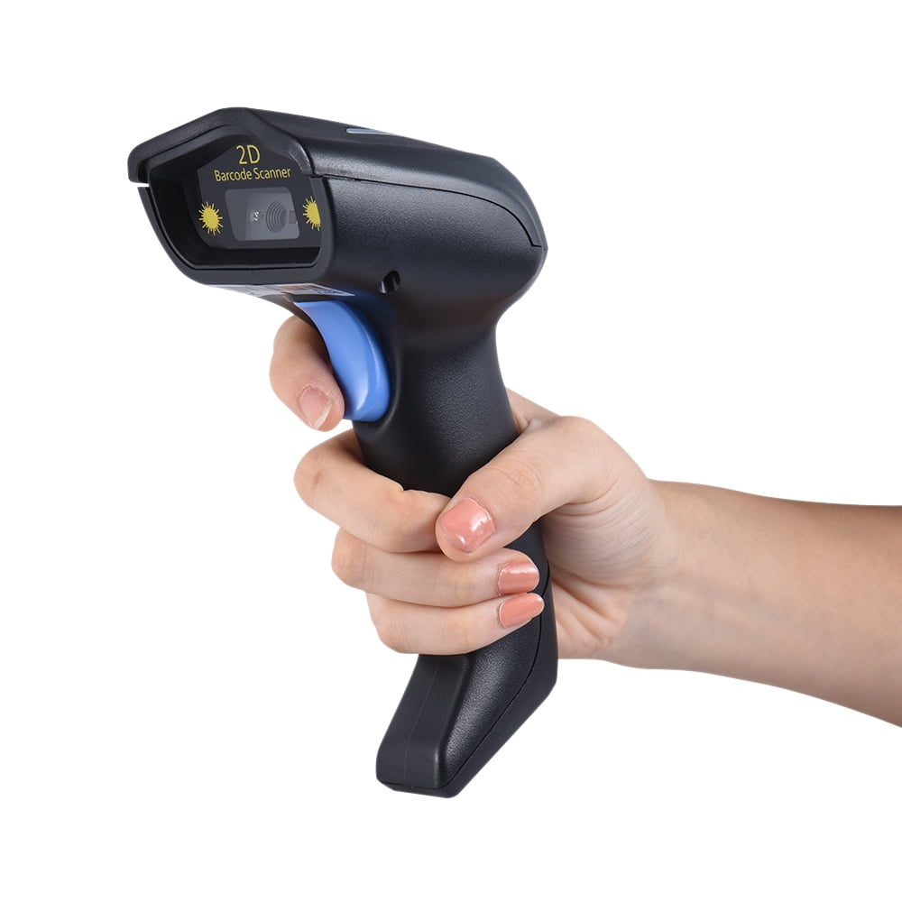 2.4G Wireless Cordless Handheld 1D 2D QR Barcode Bar Code Scanner