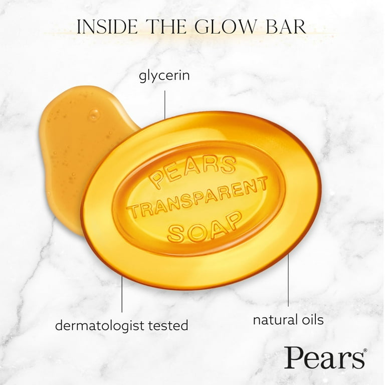 Pears Transparent Soap, Gentle Care for Sensitive Skin,