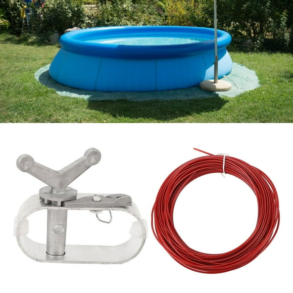 Pool Cover Wire, Pool Cover Winch Reusable Aluminum Alloy Zinc Plated for Replacement