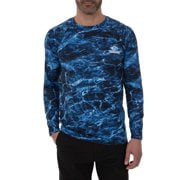 Mossy Oak Long Sleeve Fishing Tee with Insect Repellent - Mossy Oak Marlin, M