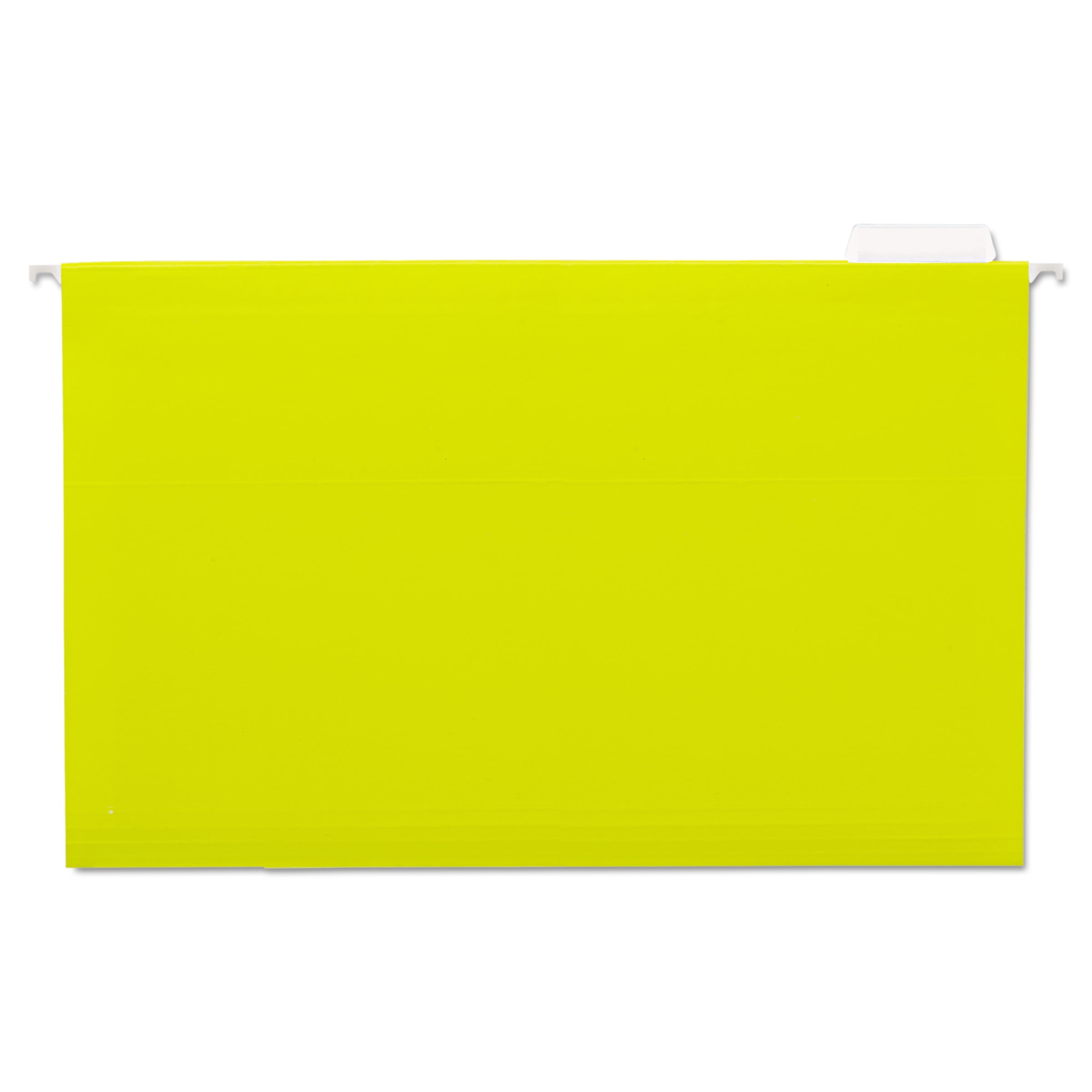 Deluxe Bright Color 1/5-Cut Tab Legal Size Hanging File Folders ...